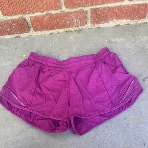 Lululemon Hotty Hot  Running Shorts